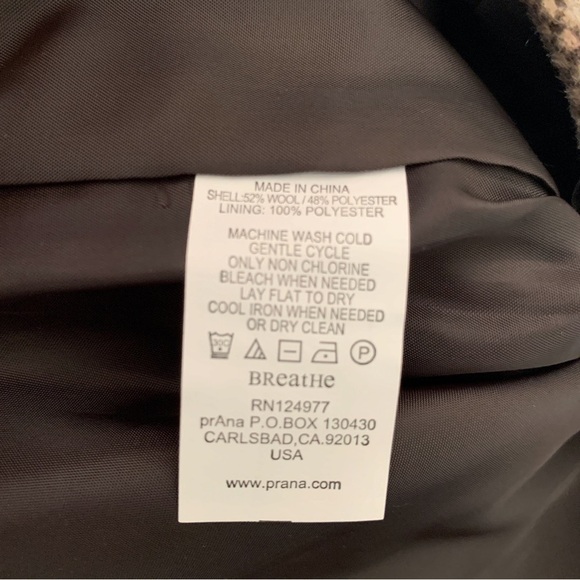 Prana Nicky Wool Blend Wrap Skirt 8 Brown NEW NWT - Picture 5 of 6